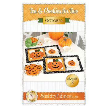 Tea & Cookies for Two - October Pattern - PDF Download, Image