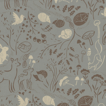 Forest Tales 54441-3 Eucalyptus by Whistler Studios for Windham Fabrics, Image