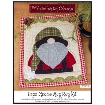  Papa Gnome Mug Rug Kit by The Whole Country Caboodle, Image