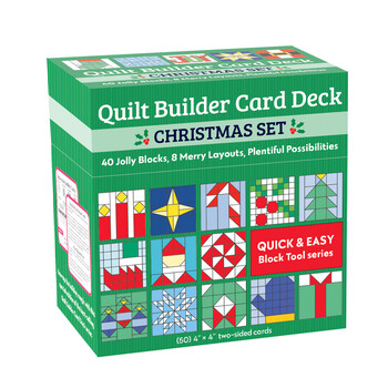 Quilt Builder Card Deck Christmas Set - 40 Quilt Blocks