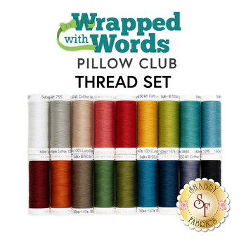  Wrapped with Words Pillow Club - 18pc Thread Set - RESERVE, Image