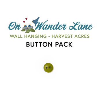 On Wander Lane Wall Hanging - Harvest Acres - 1pc Button Pack, Image