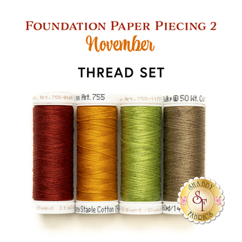  Foundation Paper Piecing Series 2 - November - 4pc Thread Set, Image