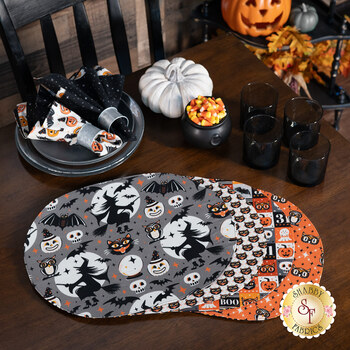  Oval Placemats Kit - Witching Hour - Makes 4, Image