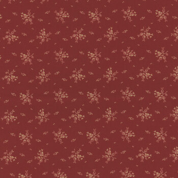 Betsy's Needlework R171315D-RED Field Perennials by Pam Buda for Marcus Fabrics