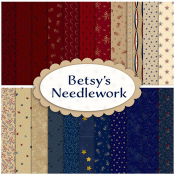 Betsy's Needlework  20 FQ Set by Pam Buda for Marcus Fabrics, Image