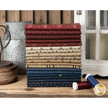 Betsy's Needlework  19 FQ Set by Pam Buda for Marcus Fabrics, Image