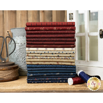 Betsy's Needlework  18 FQ Set by Pam Buda for Marcus Fabrics, Image
