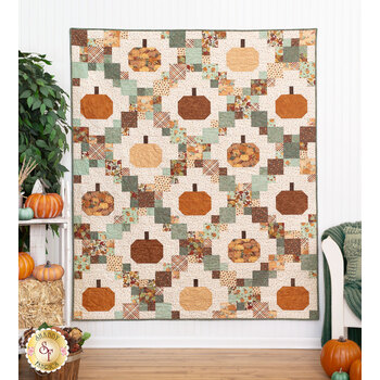  Pumpkin Patches Quilt Kit - Hello Autumn, Image