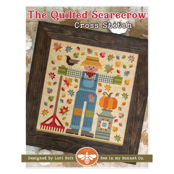  The Quilted Scarecrow Cross Stitch - Pattern & Floss Kit, Image