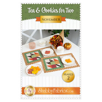 Tea & Cookies for Two - November Pattern - PDF Download, Image