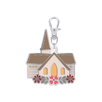 Enamel Happy Charm - Chapel by Lori Holt, Image