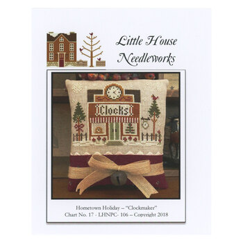 Hometown Holiday - Clockmaker Cross Stitch Pattern, Image