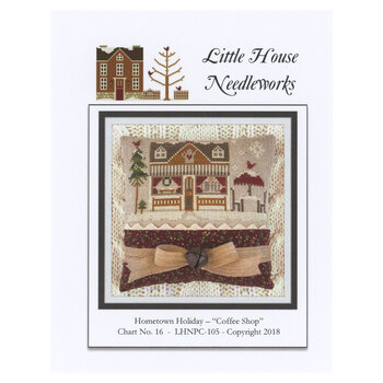 Hometown Holiday - Coffee Shop Cross Stitch Pattern, Image