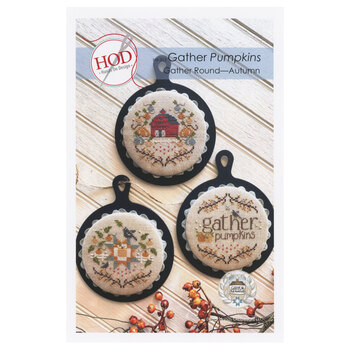 Gather Pumpkins Cross Stitch Pattern, Image