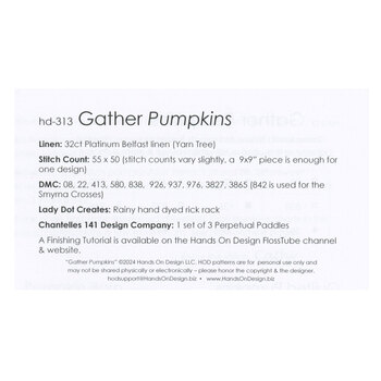 Gather Pumpkins Cross Stitch Pattern, Image