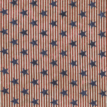 Stars & Stripes 13 - Stonehenge 27884-49 Navy Multi by Linda Ludovico for Northcott Fabrics, Image