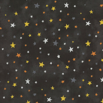 The Boo Crew 28206-99 Black Multi by Northcott Studio for Northcott Fabrics, Image