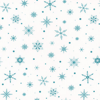Woodland Wishes 27907-10 White by Michael Zindell for Northcott Fabrics, Image