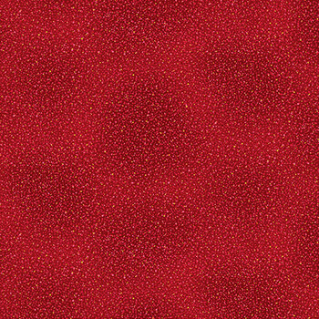 Blooming Holidays X7793-78G-Scarlet-Gold  by Hoffman Fabrics, Image