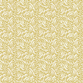 Blooming Holidays X7790-20G-Natural-Gold-  by Hoffman Fabrics, Image