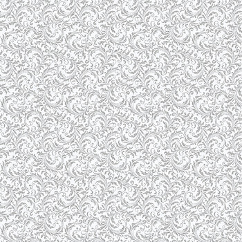 Blooming Holidays X7790-176S-Ice-Silver  by Hoffman Fabrics, Image