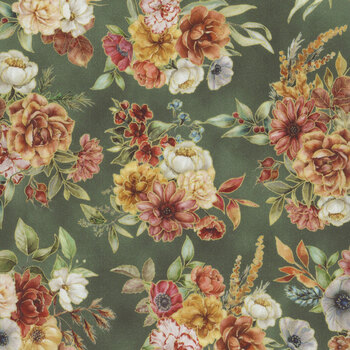 Harvest Bouquet X5543-77 by Hoffman Fabrics, Image