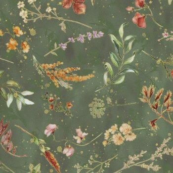 Harvest Bouquet X5544-410 by Hoffman Fabrics, Image