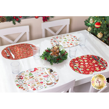  Oval Placemats Kit - Sugar Coated - Makes 4, Image