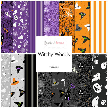 Witchy Woods  Yardage by Lewis & Irene, Image