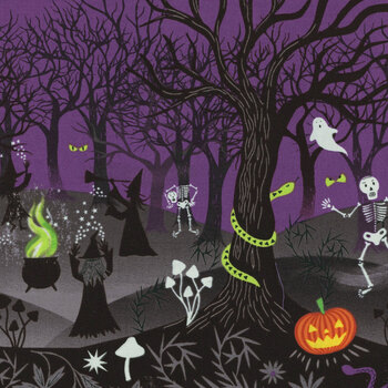 Witchy Woods LEIA880 Double Edge Border by Lewis & Irene, Image