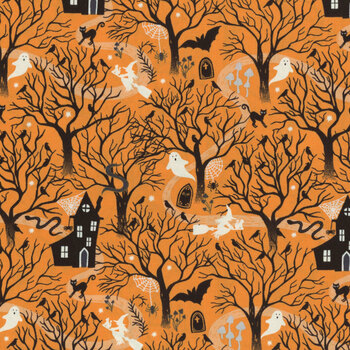 Witchy Woods LEIA882A Witchy Woods Orange by Lewis & Irene, Image