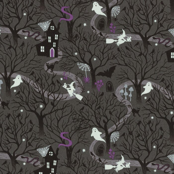 Witchy Woods LEIA882C Witchy Woods Grey by Lewis & Irene, Image