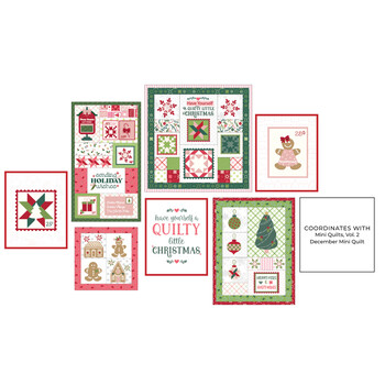 A Quilty Little Christmas Pattern - Machine Embroidery, Image