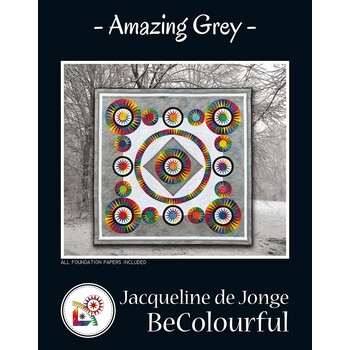 Amazing Grey Pattern by Jacqueline De Jonge, Image