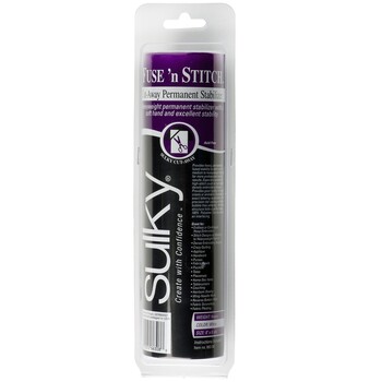 Cut Away Fuse N Stitch Stabilizer White 8in x 8yds by Sulky, Image