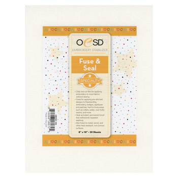 Fuse and Seal Stabilizer Sheets (20 ea) 8" x 10" by OESD, Image