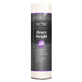 Heavy Weight Stabilizer Tear-Away - White 10in x 10 yds by OESD, Image