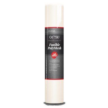PolyMesh Fusible Stabilizer Cut-Away White 15in x 10 yds by OESD, Image