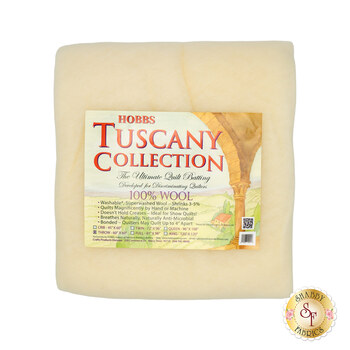 Hobbs Tuscany 100% Washable Wool 60in x 60in Throw Batting , Image