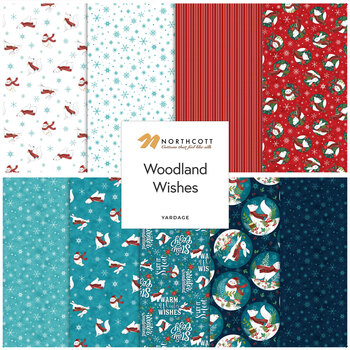 Woodland Wishes  Yardage by Michael Zindell for Northcott Fabrics, Image