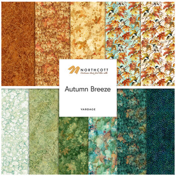 Autumn Breeze  Yardage by Northcott Fabrics , Image