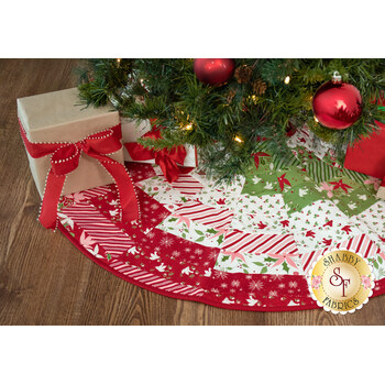  Quilt As You Go Bargello Tree Skirt Kit - Once Upon a Christmas, Image