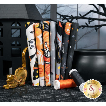The Boo Crew  7 FQ Set by Northcott Studio for Northcott Fabrics, Image