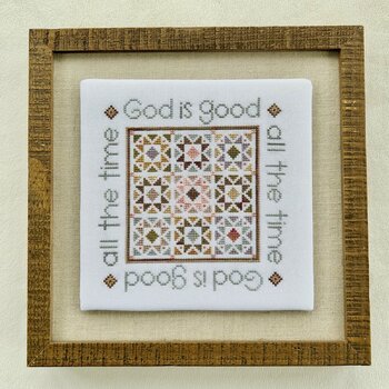 God Is Good Cross Stitch Pattern, Image