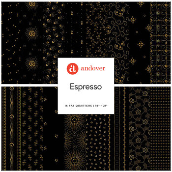 Espresso  16 FQ Set by Andover Fabrics