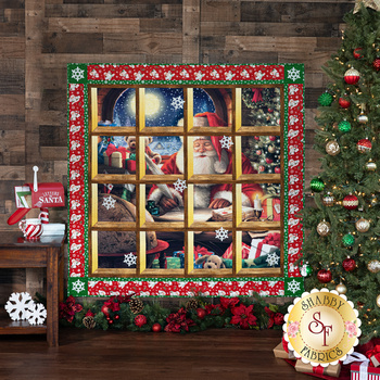  Attic Window Quilt Kit - Letters to Santa, Image