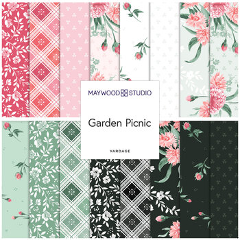 Garden Picnic  Yardage by Maywood Studio, Image