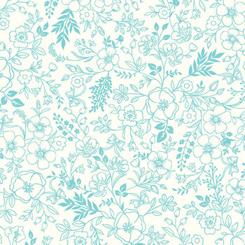 Star-Spangled Beauty MAS10842-Q Aqua by Kimberbell for Maywood Studio, Image