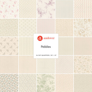 Pebbles  24 FQ Set by Edyta Sitar for Andover Fabrics, Image